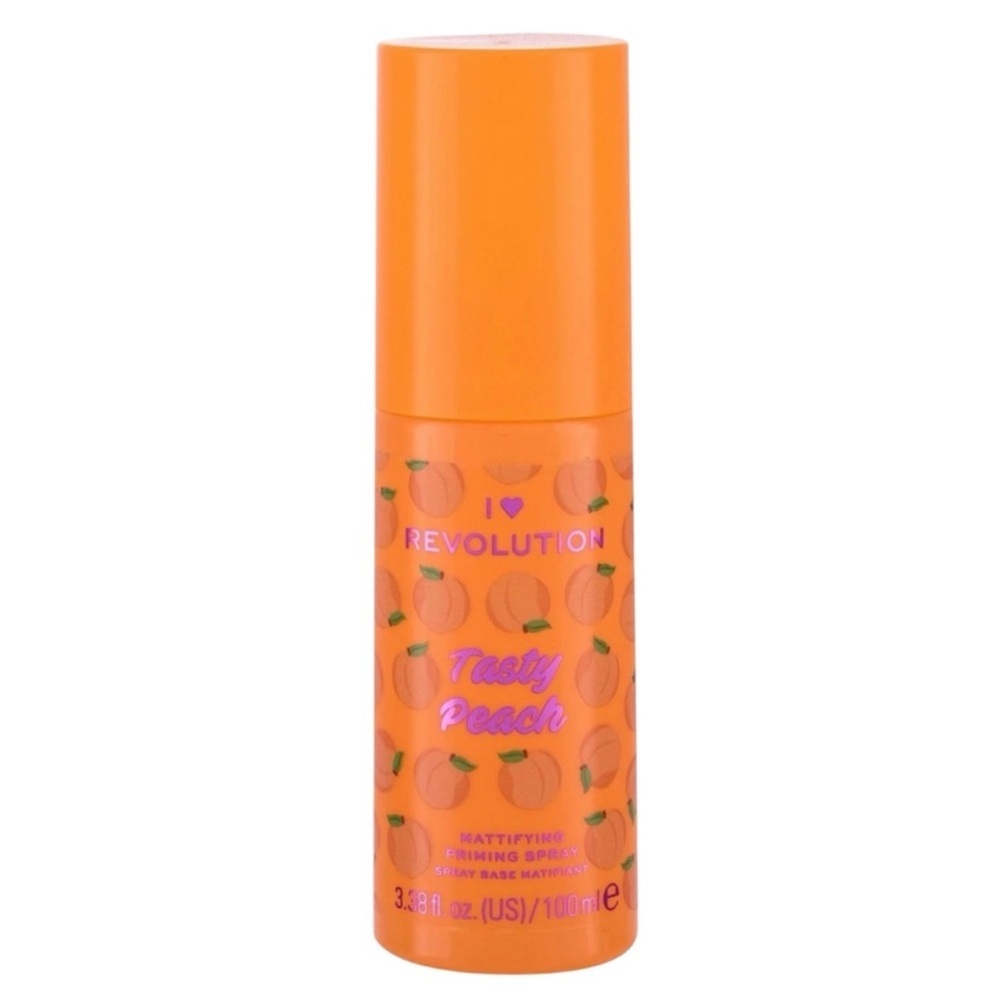 I Heart Revolution Tasty Peach Mattifying Priming Spray – 100ml / 3.38 fl oz 🍑✨
